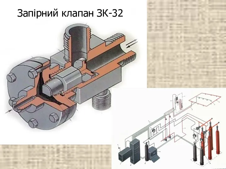 Запірний клапан ЗК-32