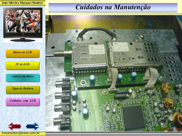 Cuidados na Manutenção