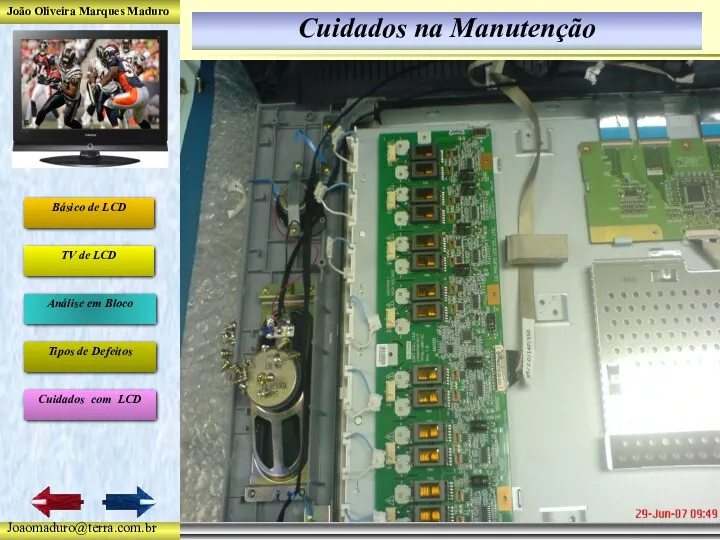 Cuidados na Manutenção