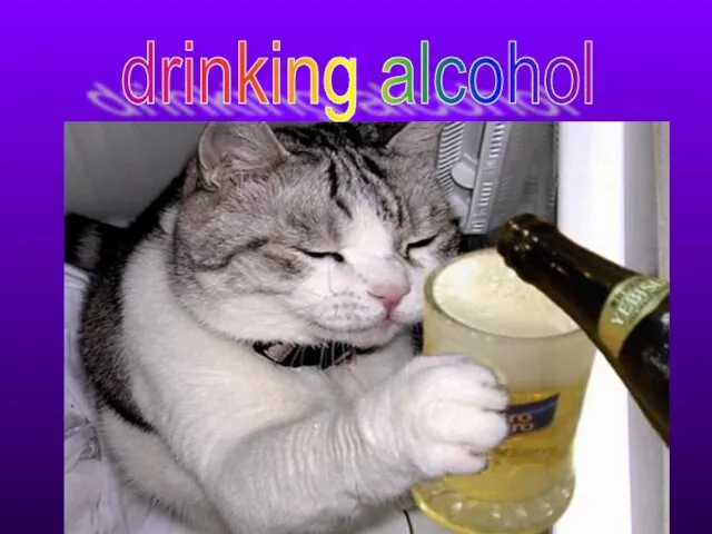 drinking alcohol