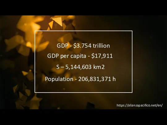 GDP - $3.754 trillion GDP per capita - $17,911 S