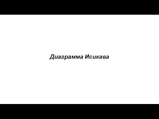 Диаграмма Исикава