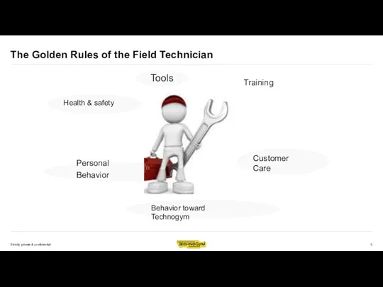 The Golden Rules of the Field Technician Personal Behavior Health