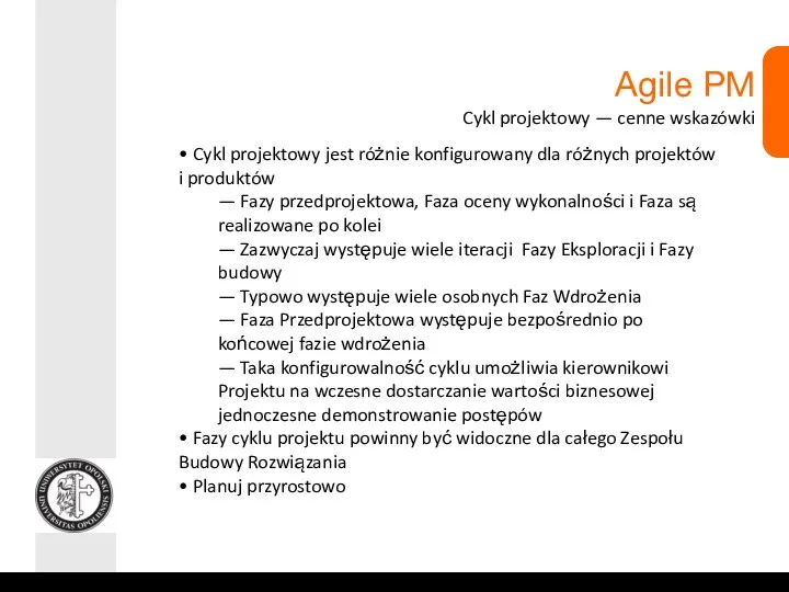 Agile PM Cykl projektowy — cenne wskazówki • Cykl projektowy