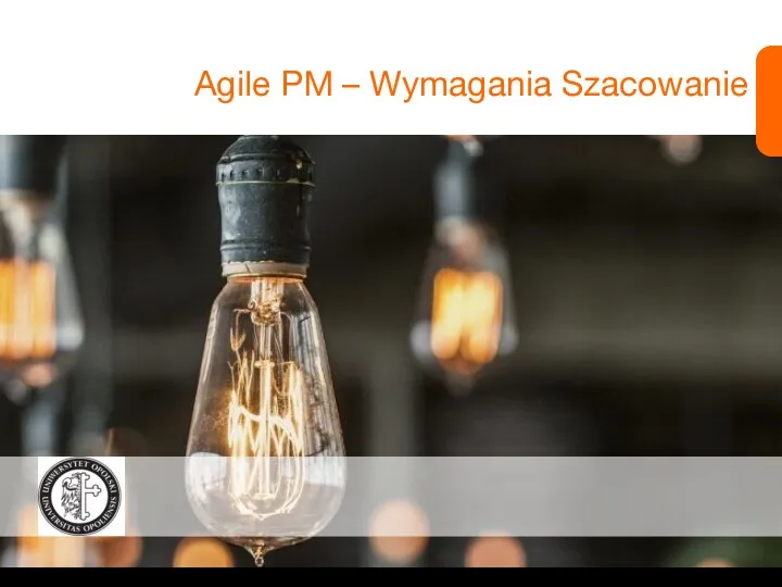 Agile PM – Wymagania Szacowanie