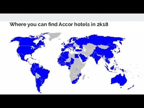 Where you can find Accor hotels in 2k18
