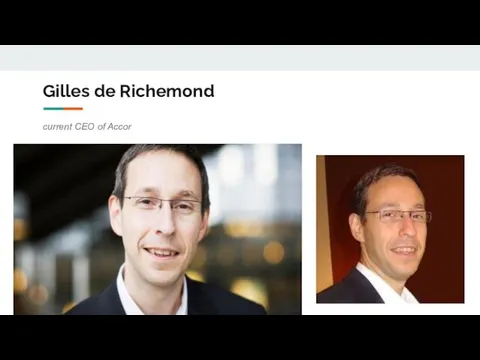 Gilles de Richemond current CEO of Accor