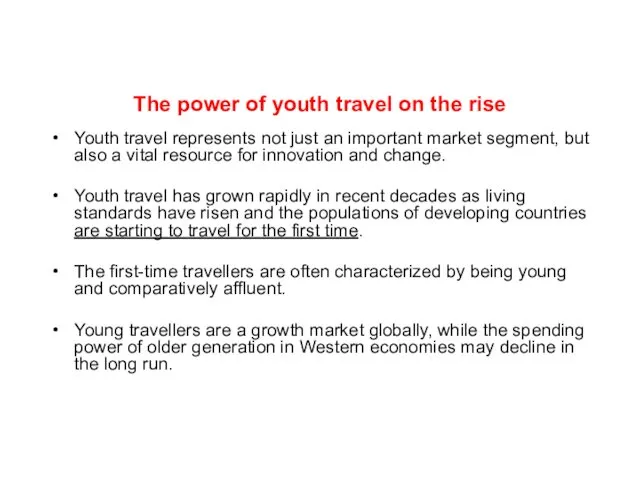 The power of youth travel on the rise Youth travel