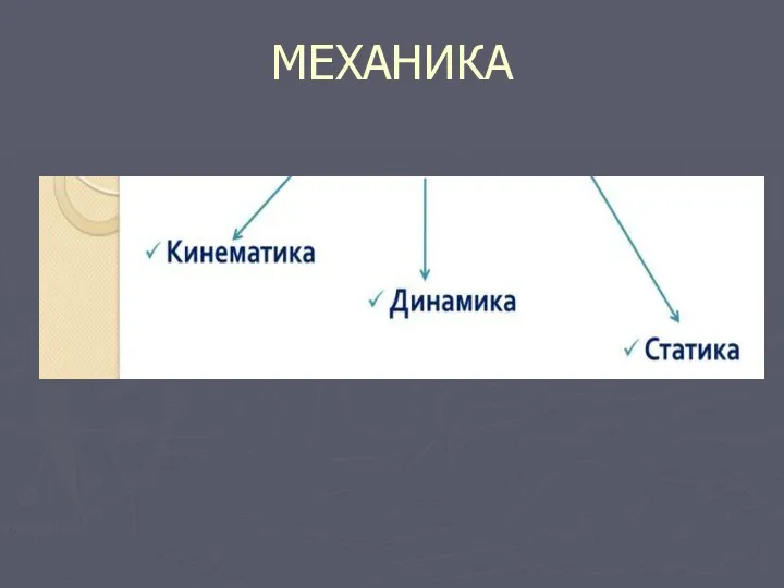 МЕХАНИКА