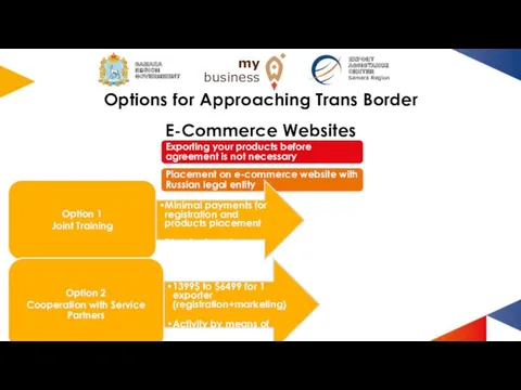 Options for Approaching Trans Border E-Commerce Websites Exporting your products
