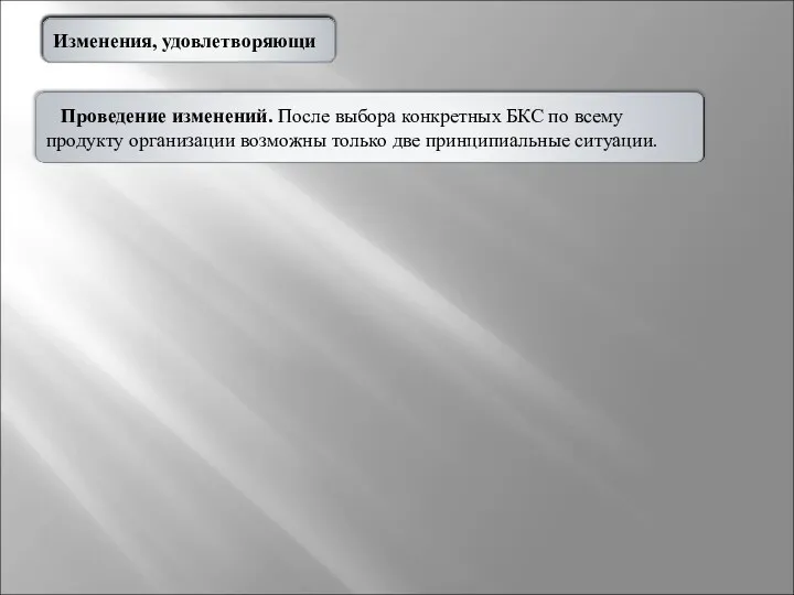 Первая ситуация — когда т Вторая ситуация — выбор к 3.1.4. Вторичный уровень Изменения, удовлетворяющи