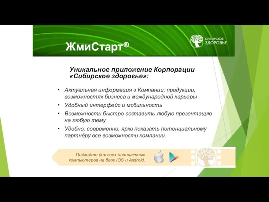 Уникальное приложение Корпорации «Сибирское здоровье»: Актуальная информация о Компании, продукции,