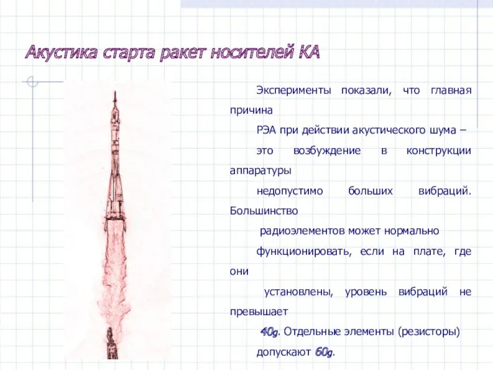 Эксперименты показали, что главная причина РЭА при действии акустического шума