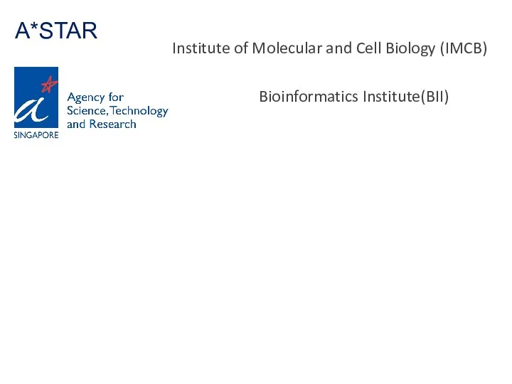 A*STAR Institute of Molecular and Cell Biology (IMCB) Bioinformatics Institute(BII)