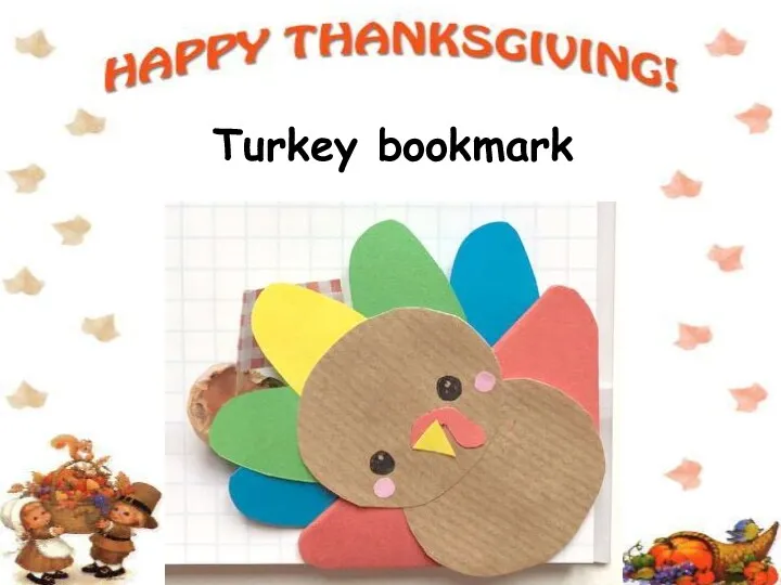 Turkey bookmark