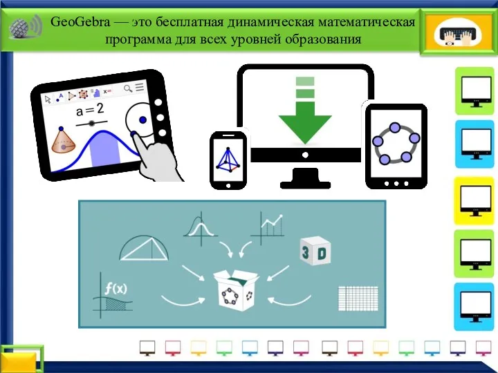 GeoGebra — это бесплатная динамическая математическая программа для всех уровней образования