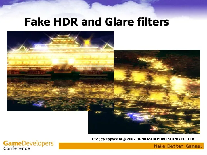 Fake HDR and Glare filters Images Copyright© 2002 BUNKASHA PUBLISHING CO.,LTD.