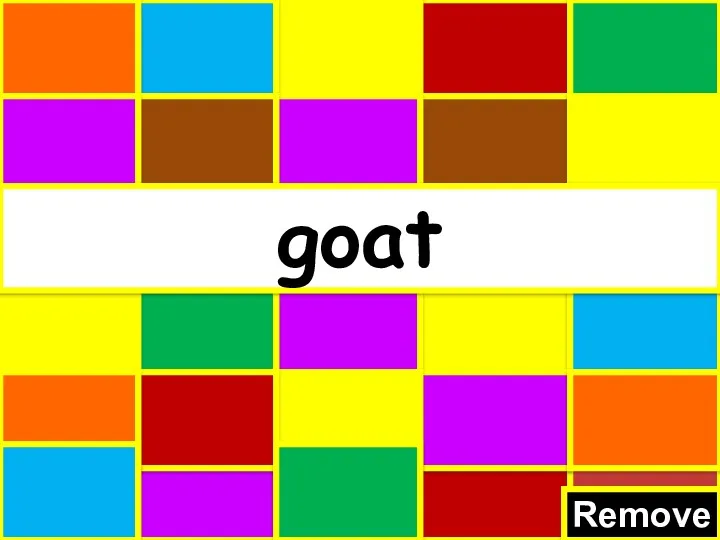 Remove goat