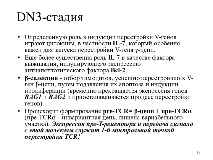 Определенную роль в индукции перестройки V-генов играют цитокины, в частности