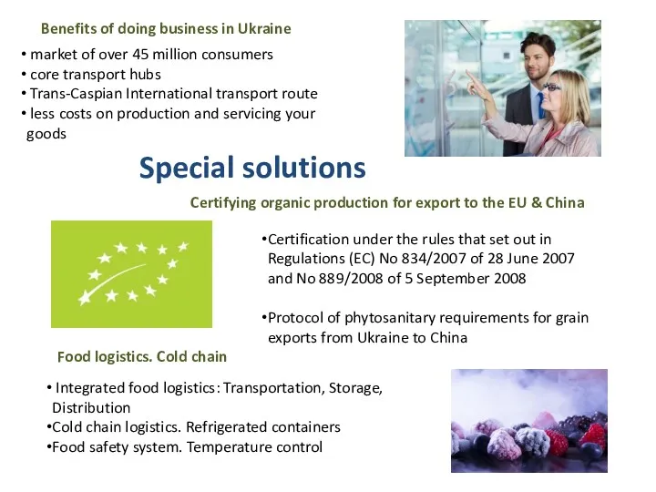 Special solutions Benefits of doing business in Ukraine market of
