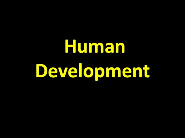 Human Development