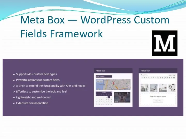 Meta Box — WordPress Custom Fields Framework