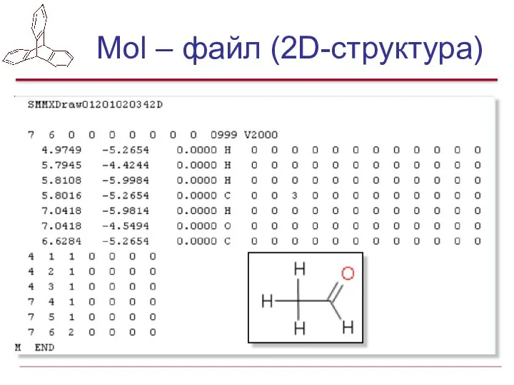 Mol – файл (2D-структура)