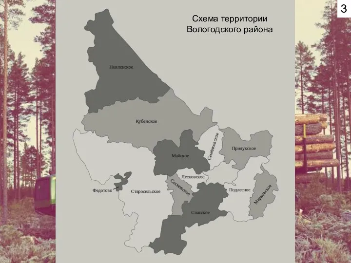 3 Схема территории Вологодского района