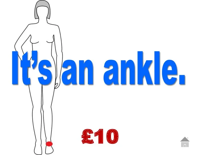 £10 It’s an ankle.