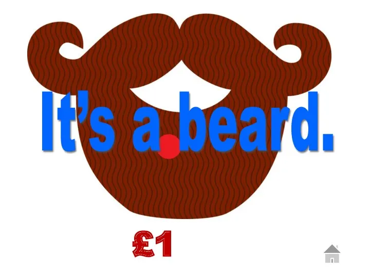 £1 It’s a beard.