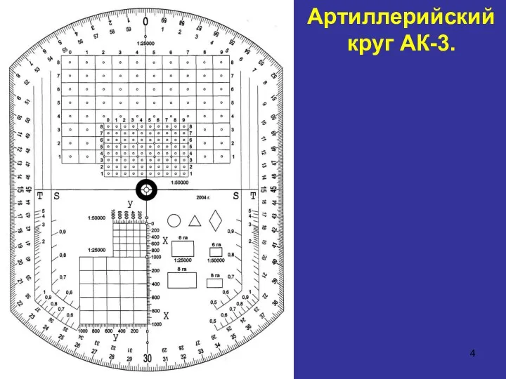 Артиллерийский круг АК-3.