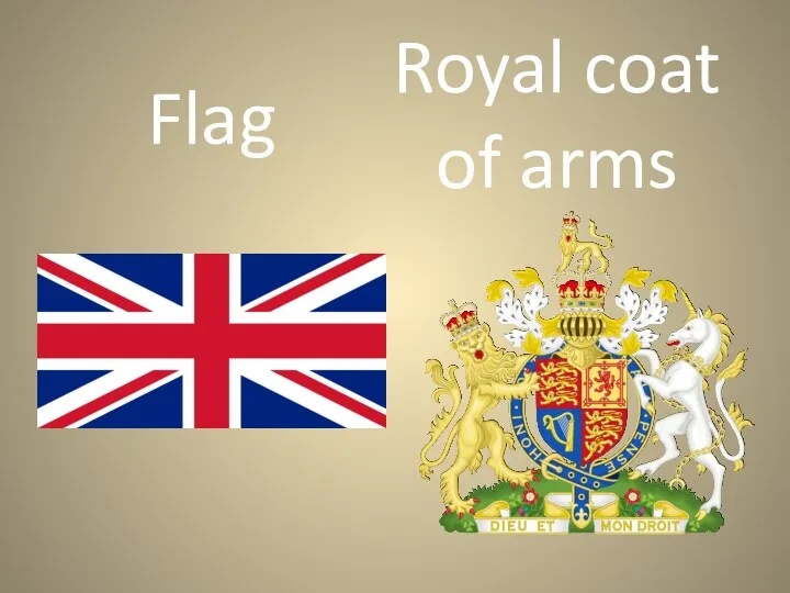 Flag Royal coat of arms