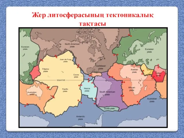 Жер литосферасының тектоникалық тақтасы