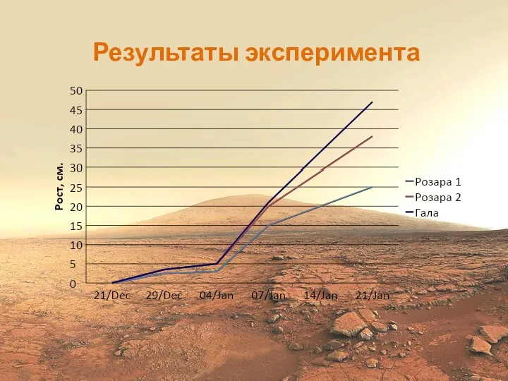 Результаты эксперимента