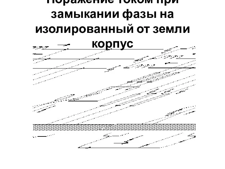 Поражение током при замыкании фазы на изолированный от земли корпус