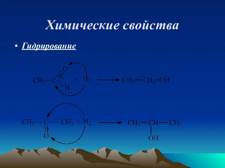 Химические свойства Гидрирование