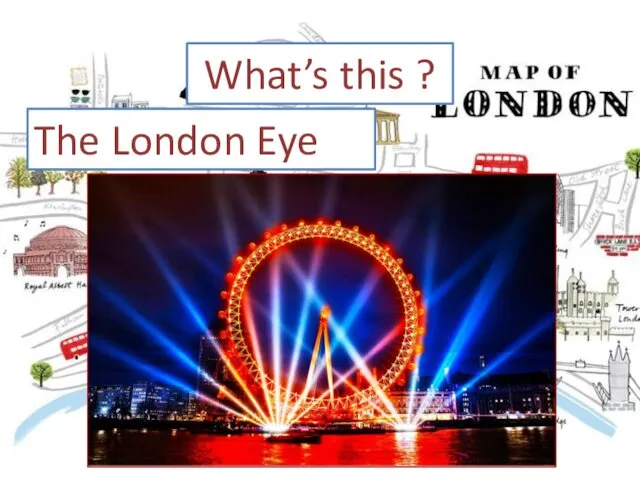 What’s this ? The London Eye