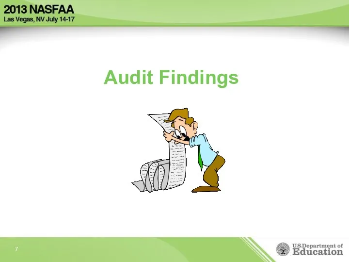 Audit Findings