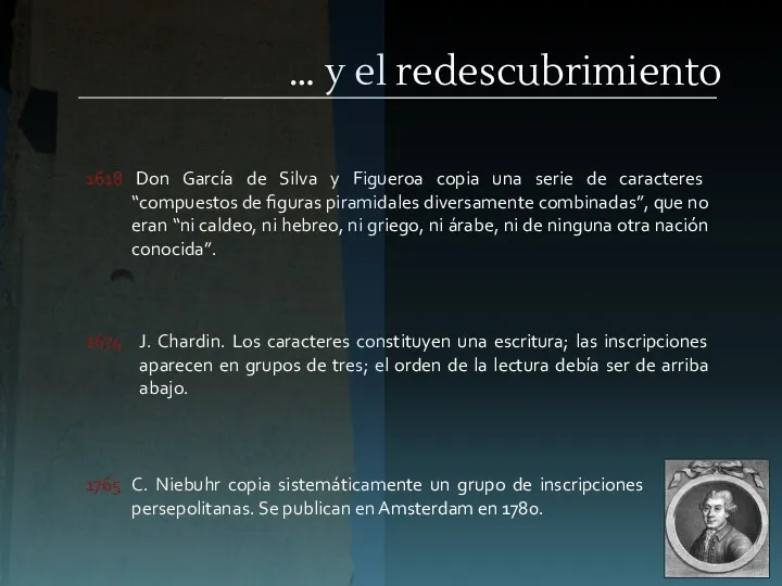 1618 Don García de Silva y Figueroa copia una serie