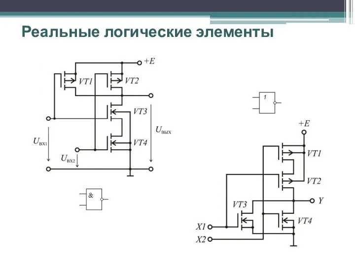 Реальные логические элементы