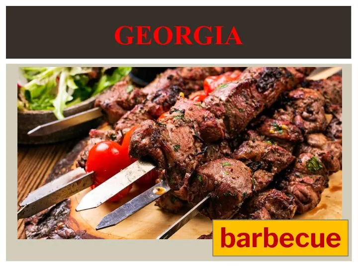 GEORGIA barbecue