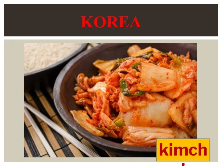 KOREA kimchi