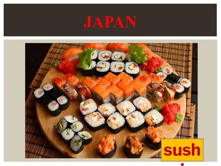 JAPAN sushi