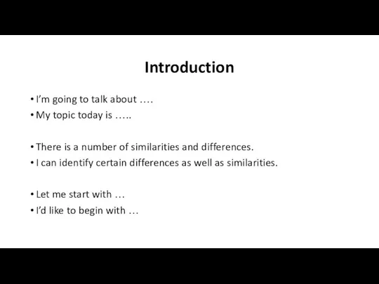 Introduction I’m going to talk about …. My topic today