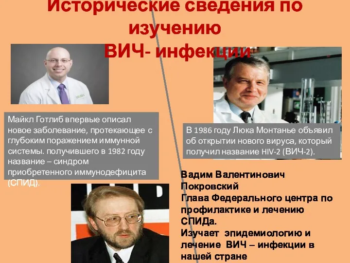 Майкл Готлиб впервые описал новое заболевание, протекающее с глубоким поражением иммунной системы. получившего