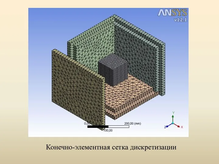 Конечно-элементная сетка дискретизации