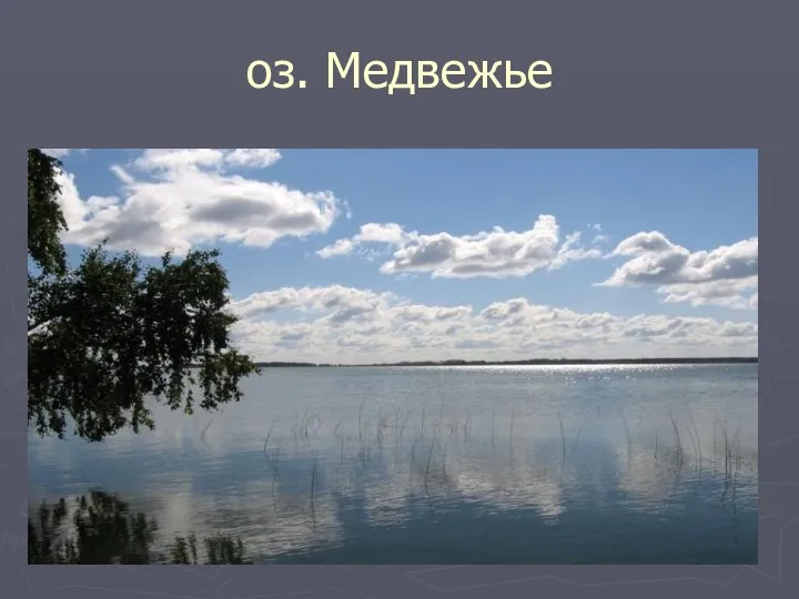 оз. Медвежье