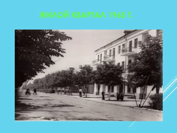 ЖИЛОЙ КВАРТАЛ 1965 Г.