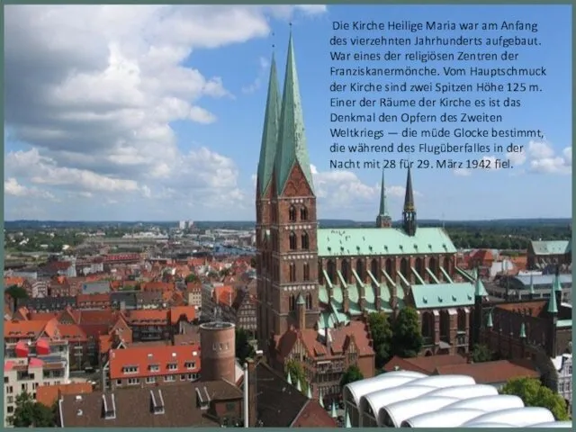 Die Kirche Heilige Maria war am Anfang des vierzehnten Jahrhunderts