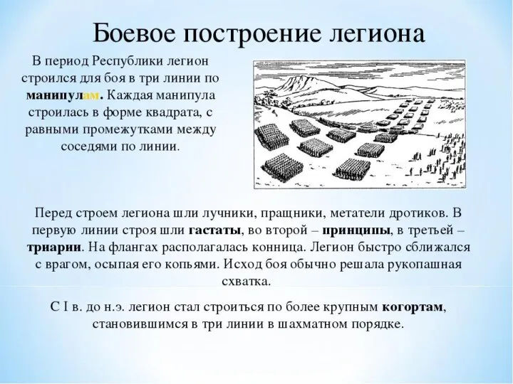 7. Боевые построения